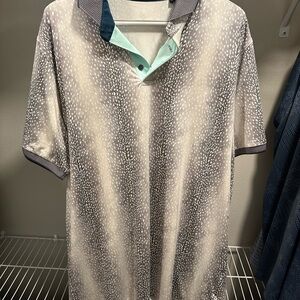 Greyson Speckled Gray Polo Shirt